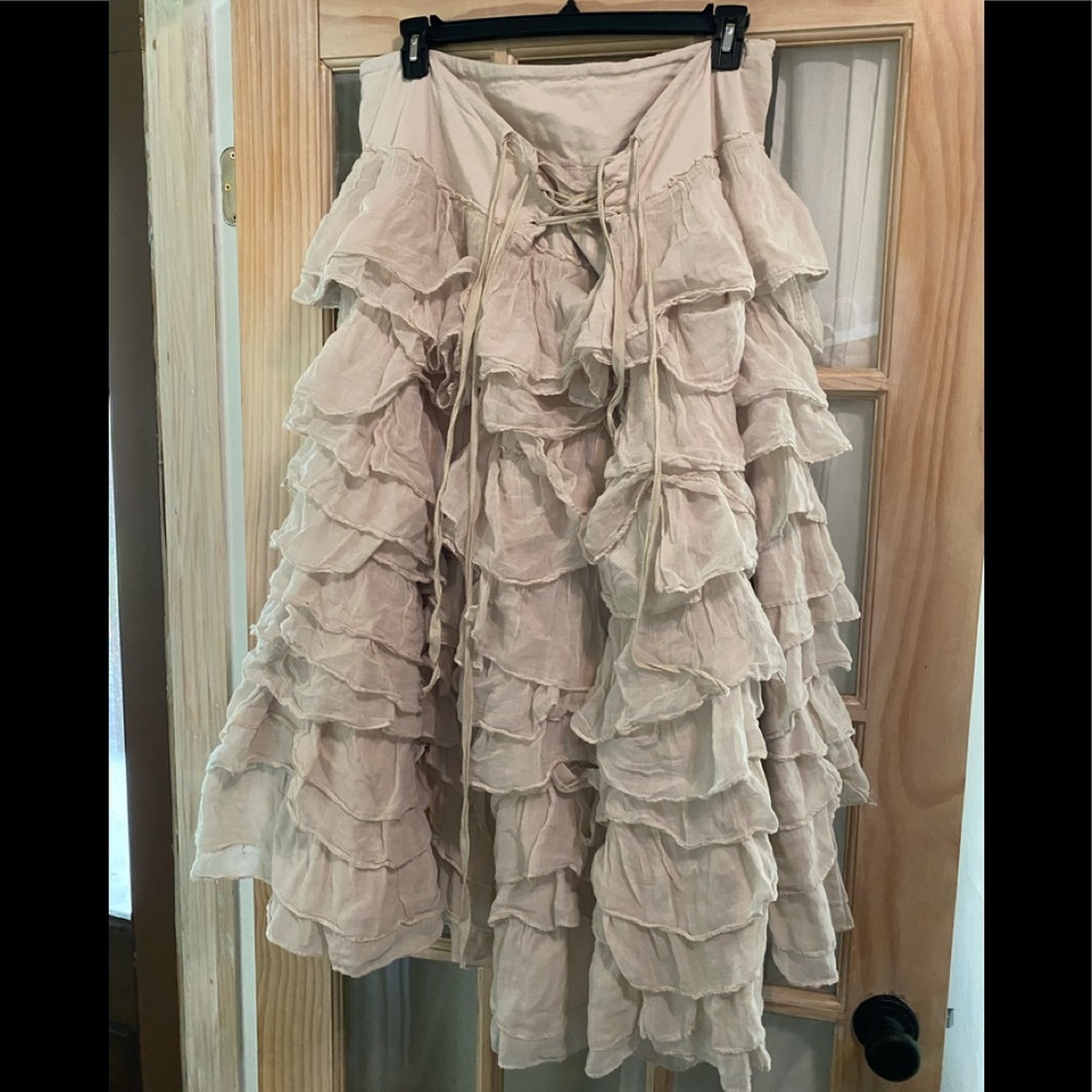 Tiered Magnolia Pearl Skirt with corset back